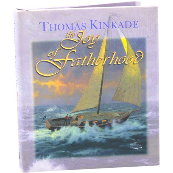 Thomas Kinkade The Joy of Fatherhood Hardcover Minibook - Picture 1 of 10
